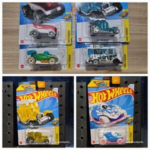 Hot Wheels Donut,Jello,Food Truck, Sushi Car  From Fast Foodie Series 2024 6cars